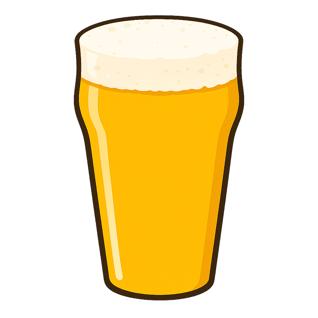 A pint of beer